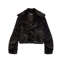 Dsquared2 Womens Hunting Faux Fur Jacket FARFETCH