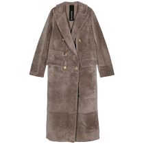Blancha womens double-breasted fur one-piece coat FARFETCH