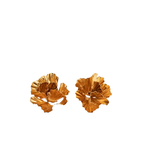 Jennifer Behr Womens Danu Floral Detail Earrings FARFETCH