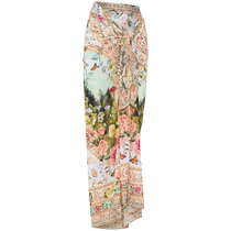 Camilla Womens Graphic Print Midi Skirt FARFETCH