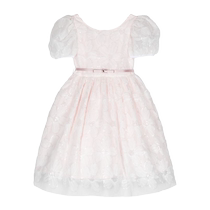 Monnalisa childrens floral lace puffy dress FARFETCH