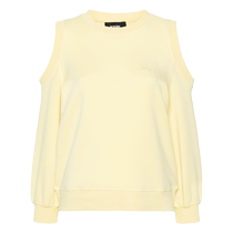 Karl Lagerfeld womens off-the-shoulder sweatshirt FARFETCH