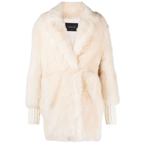 Fabiana Filippi Womens Faux Fur Single-Breasted Jacket FARFETCH