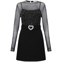 Ms. Rebecca Vallance Cemile Water Diamond Diamond Decorated Mini Dress FARFETCH Hair Chi