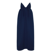Adam Lippes Womens Esme Empire High Waist Satin Dress FARFETCH