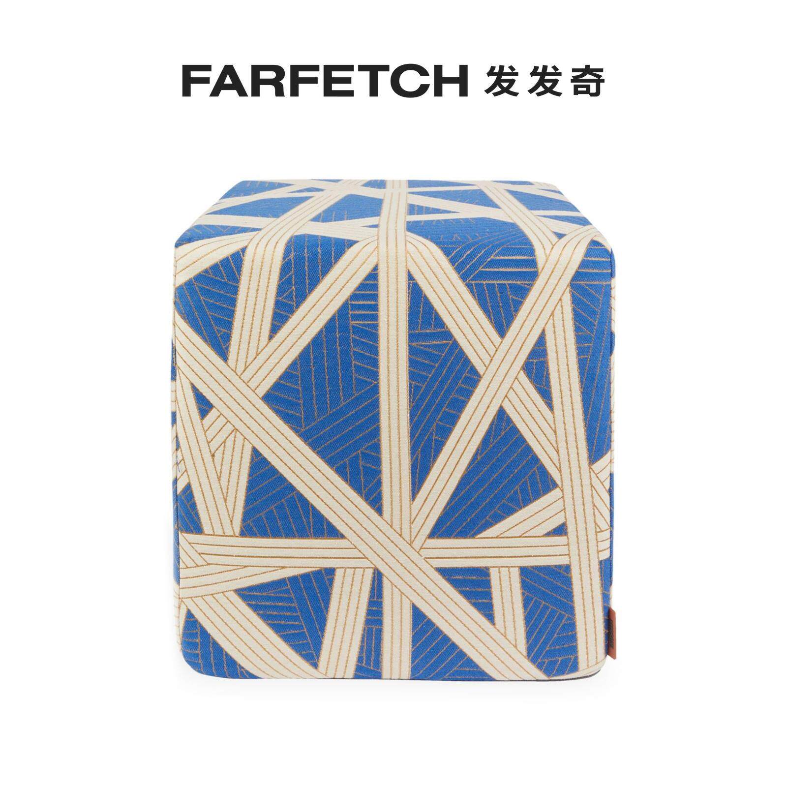 Missoni Home Nastri multistriated square bench FARFETCH Fat Chic-Taobao
