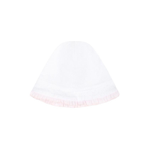 LA STUPENDERIA childrens clothing ruffled cotton bonnet FARFETCH
