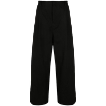 Juun J mens cotton wide-leg trousers FARFETCH