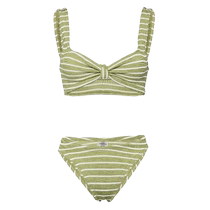 Hunza G Ms. Bonnie striped bikini setFARFETCH