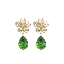 Jennifer Behr Womens Janna 18k Gold Plated Crystal Dangle Earrings FARFETCH