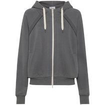 Brunello Cucinelli Womens Monili Beaded Cotton Zip Hoodie FARFETCH