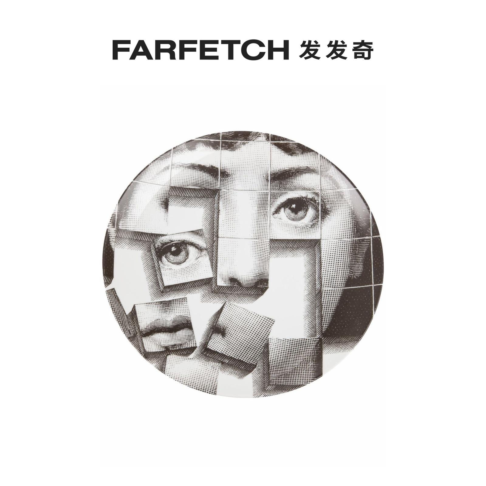 Fornasetti printed disc FARFETCH Fat Chic-Taobao