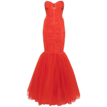 Elisabetta Franchi Womens Ruffled Ruffled Maxi Dress FARFETCH