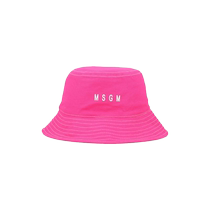 Msgm childrens clothing logo printed cotton fisherman hat FARFETCH