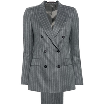 Tagliatore Womens Pinstripe Double-Breasted Suit FARFETCH