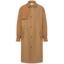 Moschino mens two-tone wide collar coat FARFETCH