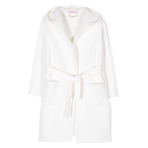 Miss Blumarine Childrens Belted Knitted Jacket FARFETCH