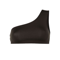 Lady Eres single shoulder bikini loaded with FARFETCH hair chic