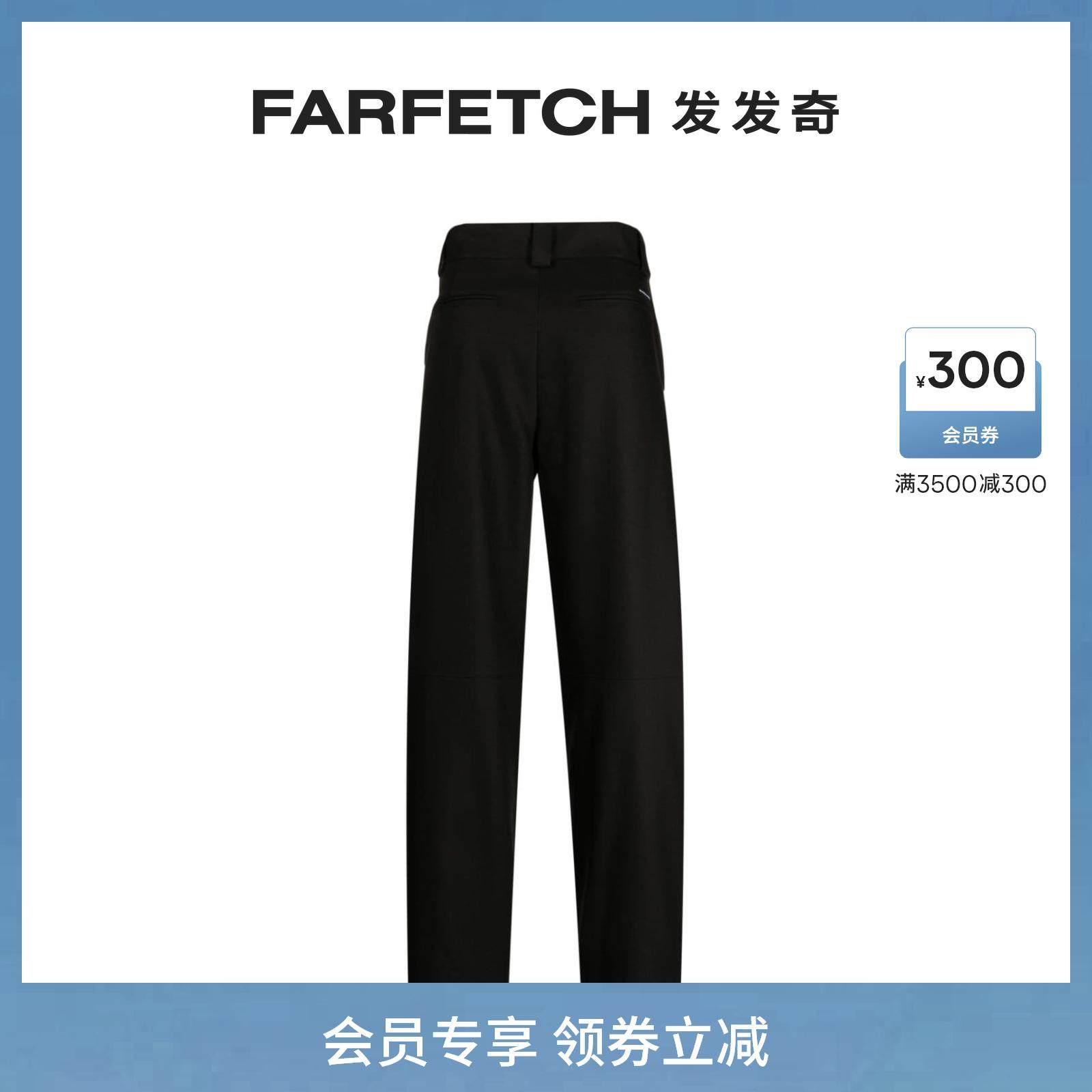 Alexander Wang men's pure colour cotton Western pants FARFETCH Fat Chic-Taobao