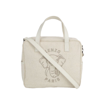 KENZO childrens clothing logo embroidered canvas mother and baby bag FARFETCH