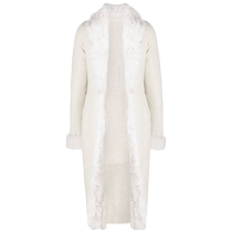 Final Sale]Ludovic de Saint Sernin Unisex Fur Cardigan Jacket