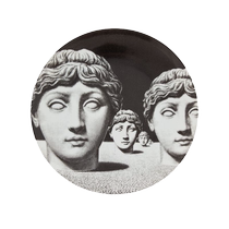 Fornasetti statue imprimée disque porcelaine FARFETCH cheveux chic