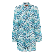 Missoni womens waisted hollow knitted beach cover-up dress FARFETCH