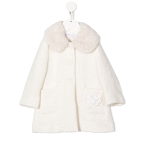 Final Sale] Monnalisa childrens embroidered detail jacket FARFETCH