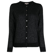 N Peal Womens Fine Knit Lurex Cardigan FARFETCH