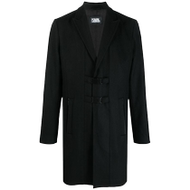 Final Sale] Karl Lagerfeld Mens Peak Lapel Wool Blend Coat FARFETCH Hair