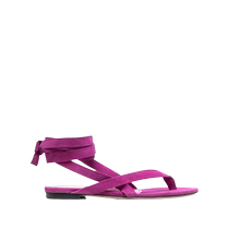 The Attico womens ankle-wrapped flat sandals FARFETCH