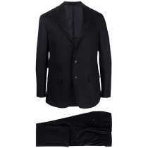 Eleventy mens single-breasted wool blend suit FARFETCH