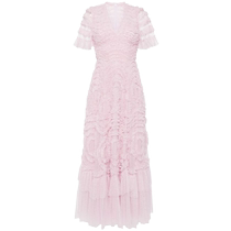Needle Thread Womens Verity Ruffled V-Neck Dress FARFETCH