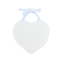 LA STUPENDERIA childrens clothing polka dot woven heart-shaped bib FARFETCH