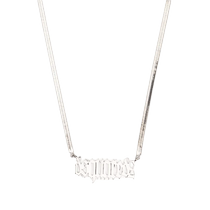 Dsquared2 Men Logo Herringbone Twill Chain Necklace FARFETCH Hair Chic