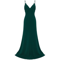Jenny Packham Womens Lola V-Neck Dress FARFETCH