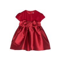 Il Gufo childrens bow detail velvet dress FARFETCH