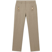 Stella Mccartney Womens hardware details flannel wool trousers FARFETCH