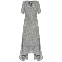 Ganni Womens Sequin Embellished Maxi Dress FARFETCH