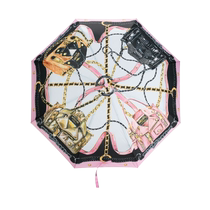 Moschino Unisex Chain Print Umbrella FARFETCH