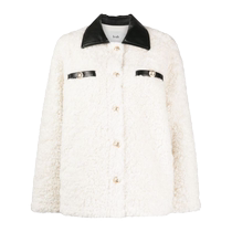 b ab Womens Faux Fur One-piece Shirt Jacket FARFETCH