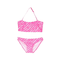 Karl Lagerfeld childrens logo printed halter neck bikini set FARFETCH