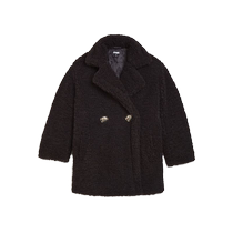 Final Sale]Apparis childrens clothing Anouk faux fur one-piece double-breasted jacket FARFETCH