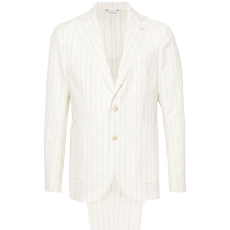 Manuel Ritz rayé de lamende pour hommes costume boutonné à ligne unique FARFETCH cheveux chic