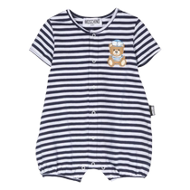 Moschino childrens striped printed cotton jumpsuit FARFETCH