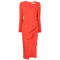Self-Portrait Womens Ruffled Midi Dress FARFETCH