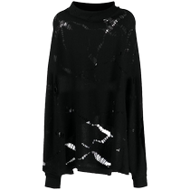 YS womens distressed hollow sweater FARFETCH