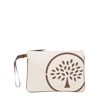 Ms. Mulberry Trees Printed Canvas Makeup Bag FARFETCH Hair Chic