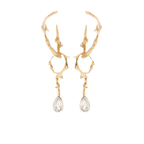 Oscar De La Renta Womens Chandelier Style Pendant Earrings FARFETCH