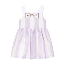 Hucklebones London childrens straight stripe gathered dress FARFETCH